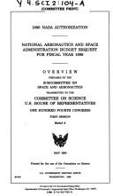Cover of: 1996 NASA authorization: National Aeronautics and Space Administration budget request for fiscal year 1996 : overview