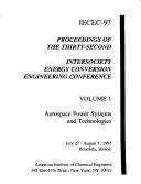Cover of: IECEC-97: proceedings of the thirty second Intersociety Energy Conversion Engineering Conference, July 27-August 1, 1997, Honolulu, Hawaii.