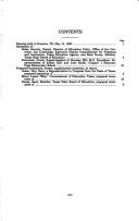 Cover of: Field hearing on H.R. 6: Elementary and Secondary Education Act reauthorization : hearing before the Subcommittee on Elementary, Secondary, and Vocational Education of the Committee on Education and Labor, House of Representatives, One Hundred Third Congress, first session, hearing held in Houston, TX, May 14, 1993.