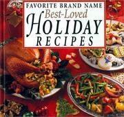 Cover of: Best-Loved Holiday Recipes