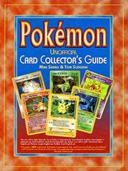 Cover of: Pokemon Unofficial Card Collectors Guide by Tom Searle