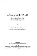 Cover of: A sustainable world | 