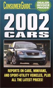 Cover of: 2002 Cars (Consumer Guide: Cars)