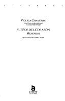 Cover of: Sueños del corazon by Violeta Chamorro, Violeta Chamorro