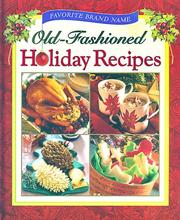 Cover of: Favorite Brand Name: Old-Fashioned Holiday Recipes