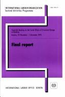 Cover of: Final report