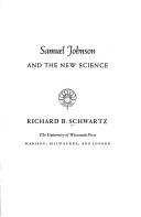 Cover of: Samuel Johnson and the new science | Richard B. Schwartz