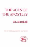 Cover of: The Acts of the Apostles