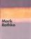 Cover of: Mark Rothko