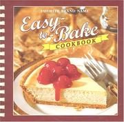 Easy-to-bake cookbook