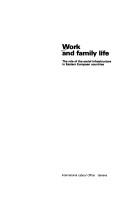 Cover of: Work and Family Life | 