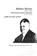 Cover of: Herbert Hoover and the Reconstruction Finance Corporation, 1931-1933