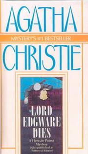 Cover of: Lord Edgware Dies (Hercule Poirot Mysteries) by Agatha Christie