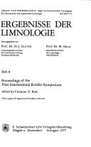 Cover of: Proceedings of the First International Rotifer Symposium by International Rotifer Symposium (1st 1976 Lunz am See, Austria), International Rotifer Symposium (1st 1976 Lunz am See, Austria)