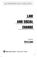 Cover of: Law and social change.