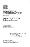 Cover of: Introduction to reference work by William A. Katz, William A. Katz