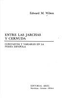 Cover of: Entre las jarchas y Cernuda: constantes y variables en la poesía española