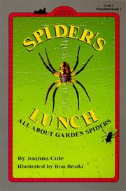 Cover of: Spider's Lunch by Mary Pope Osborne