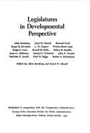 Cover of: Legislatures in developmental perspective.