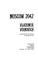 Cover of: Moscow 2042 by Владимир Николаевич Войнович