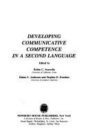 Cover of: Developing communicative competence in a second language by Robin C. Scarcella, Elaine S. Andersen, Stephen D. Krashen