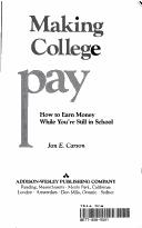 Making college pay by Jon E. Carson