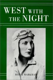 Cover of: West With the Night by Beryl Markham