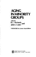 Cover of: Aging in minority groups
