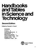 Cover of: Handbooks and tables in science and technology by Russell H. Powell
