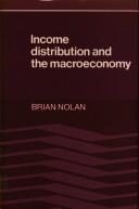 Cover of: Income distribution and the macroeconomy