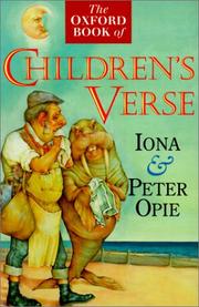Cover of: Oxford Book of Children's Verse by 