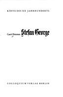 Cover of: Stefan George