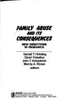 Cover of: Family abuse and its consequences: new directions in research