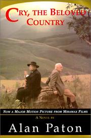 Cover of: Cry, the Beloved Country by Alan Paton