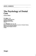 Cover of: The psychology of dental care