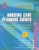 Cover of: Nursing care planning guides | Susan Puderbaugh Ulrich