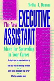 Cover of: The new executive assistant by Melba J. Duncan