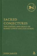 Sacred Conjectures by John Jarick
