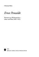 Cover of: Ernst Penzoldt: Harmonie aus Widersprüchen : Leben und Werk (1892-1955)