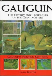 Cover of: Gauguin (History and Techniques of the Masters)