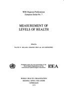 Cover of: Measurement of levels of health