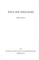 Cover of: Toposforschung