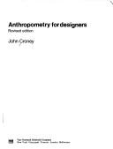 Cover of: Anthropometry for designers by John Croney, John Croney