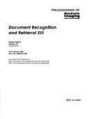 Document recognition and retrieval XIII