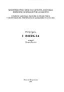 Cover of: I Borgia by Pietro Cossa