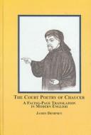 Cover of: The court poetry of Chaucer by Geoffrey Chaucer