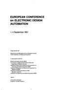 Cover of: European Conference on Electronic Design Automation, 1-4 September 1981 | European Conference on Electronic Design Automation (1981 University of Sussex)
