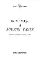 Cover of: Homenaje a Agustín Yánẽz by Helmy F. Giacoman