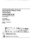 Nondestructive Testing Handbook, Volume 2 by Robert C. McMaster
