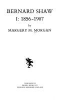 Cover of: Shaw, Bernard by Margery M. Morgan